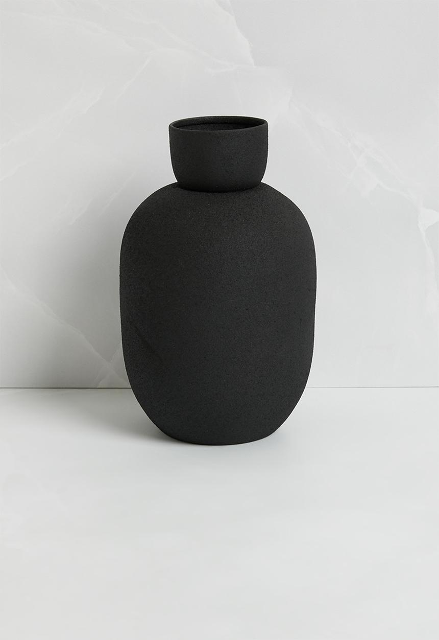 H&S - Cluster vase set of 3 - black