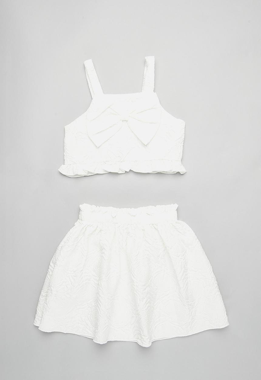 Pop Candy - Cami and skirt set - white