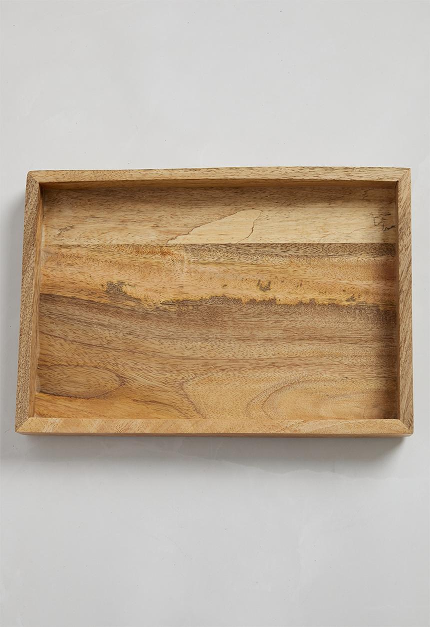 H&S - Simple candle tray - natural