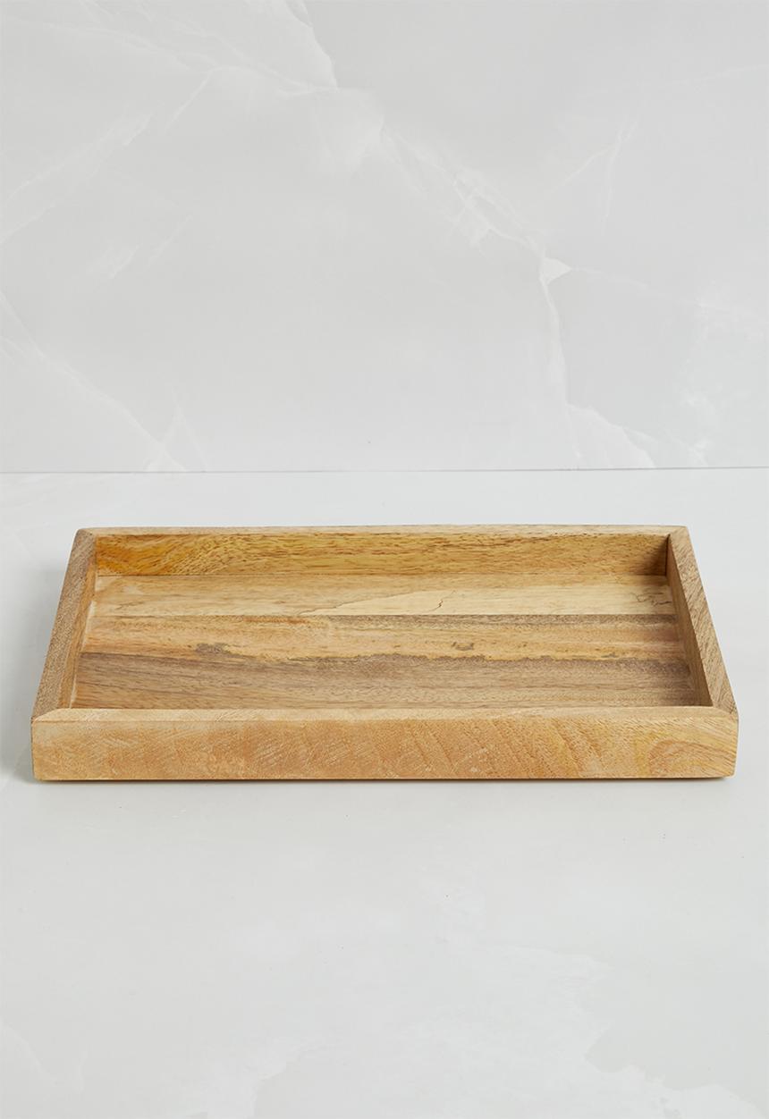 H&S - Simple candle tray - natural