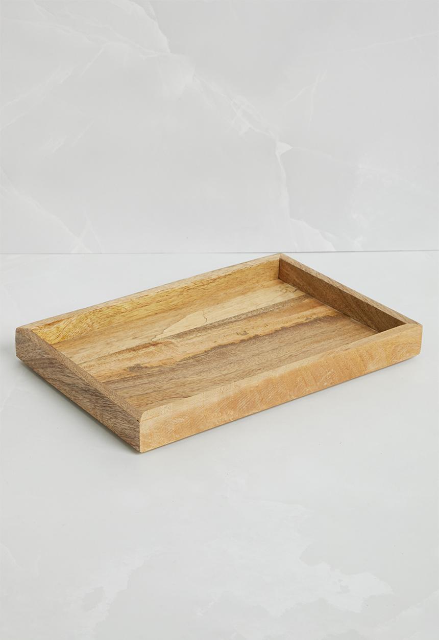 H&S - Simple candle tray - natural