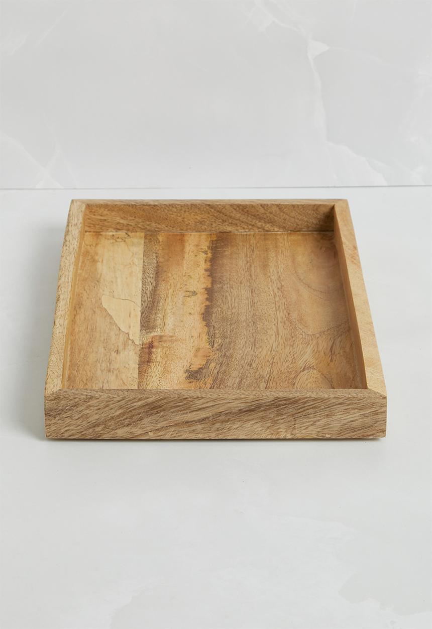 H&S - Simple candle tray - natural