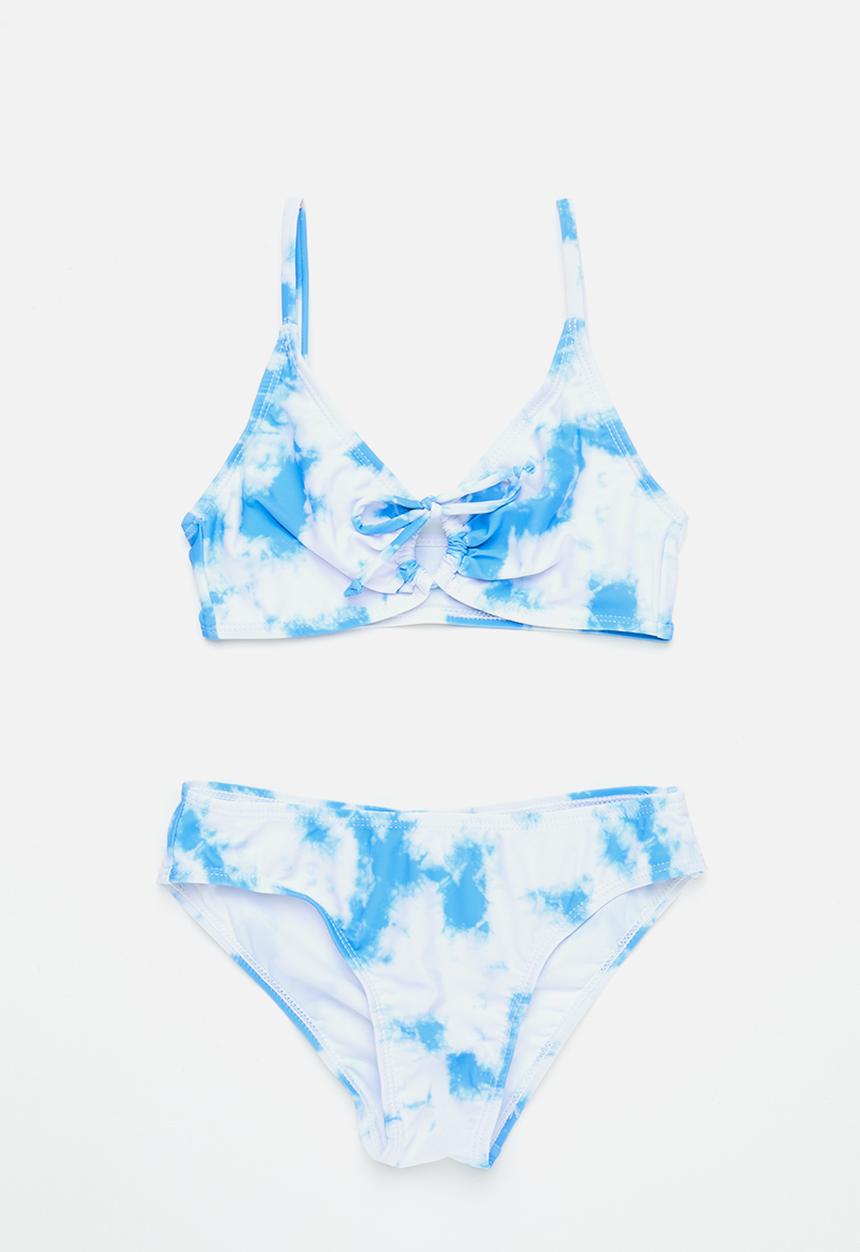 Pop Candy - Bikini set - blue and white