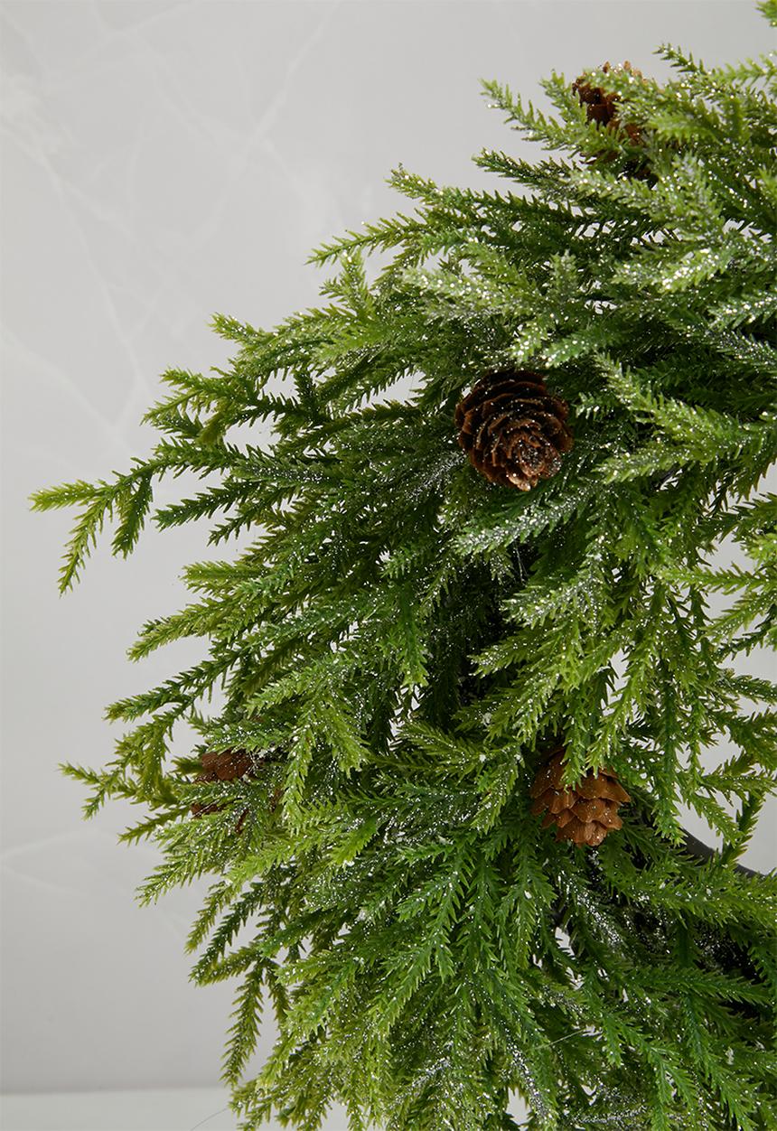 H&S - Pine wreath - light green