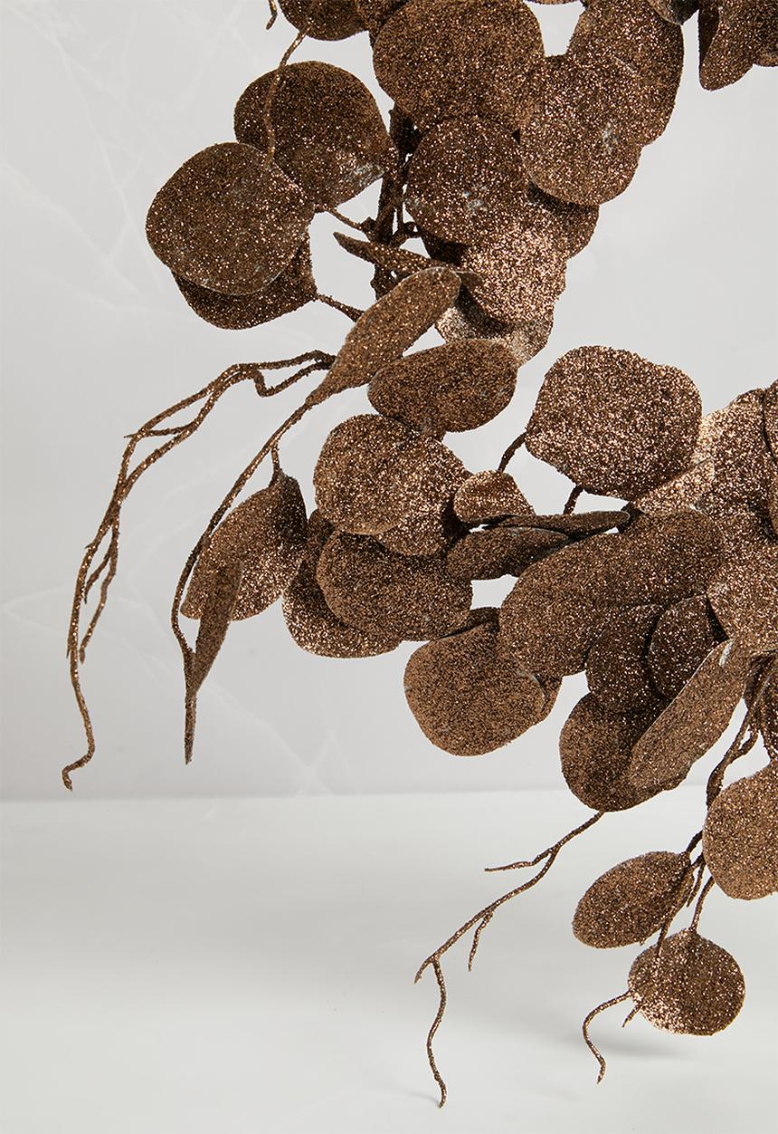 H&S - Leaf wreath - taupe