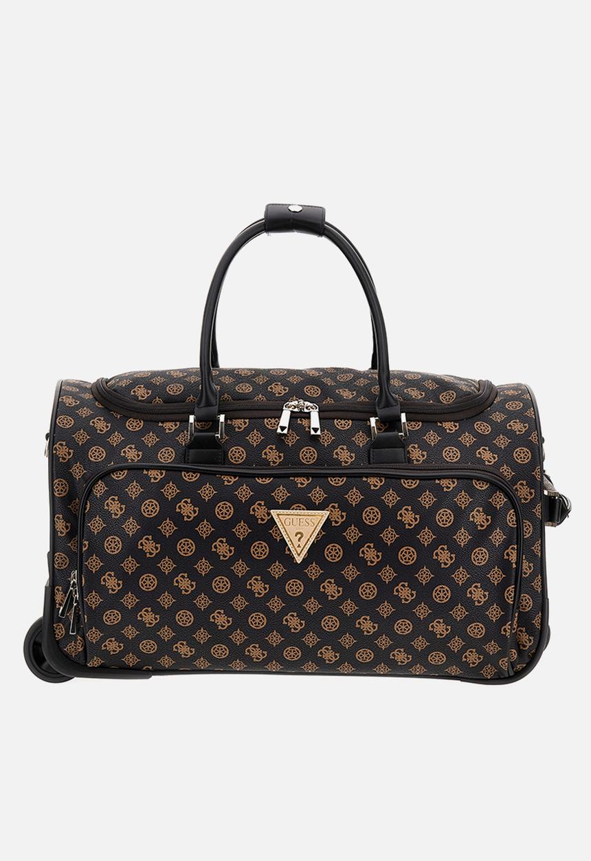 GUESS - Wilder wheeled duffle - brown 
