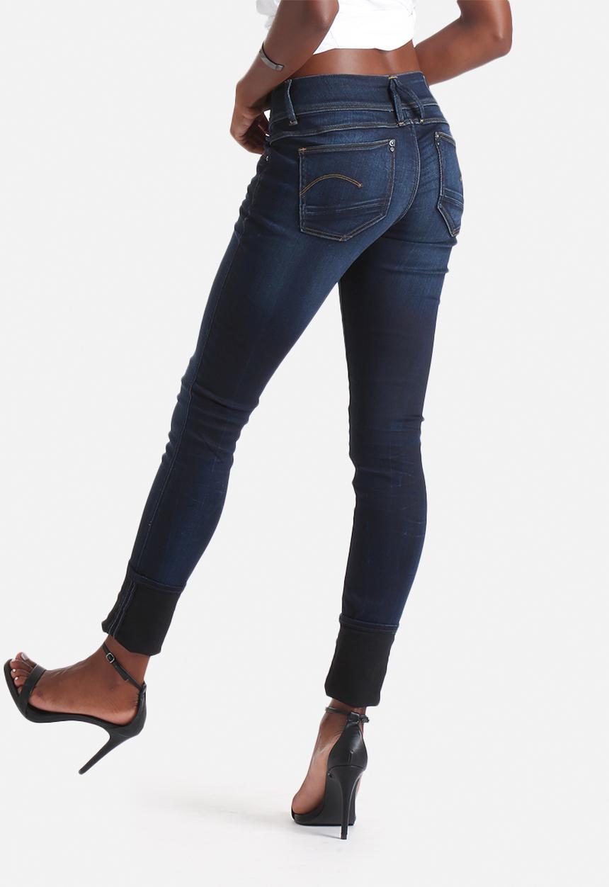 G-STAR - Lynn Skinny Slender Superstretch Jeans Wmn - Medium Aged