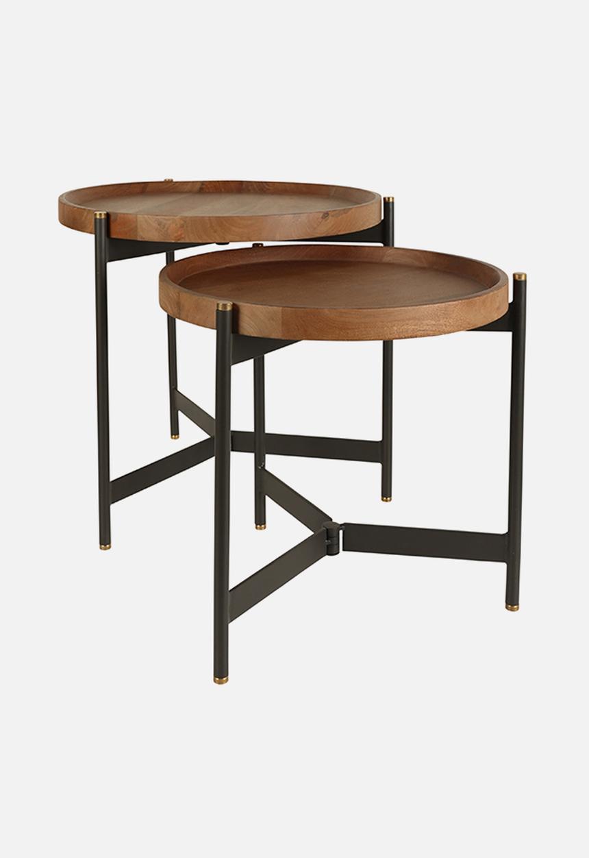 Hertex Haus - Roundhouse side table - nutmeg