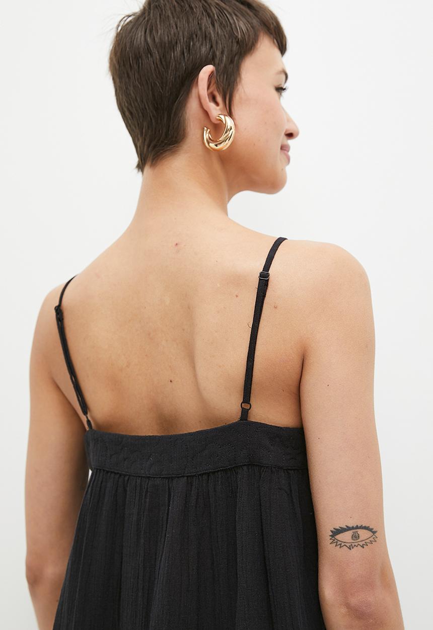 H&M - Crêpe dress - black 