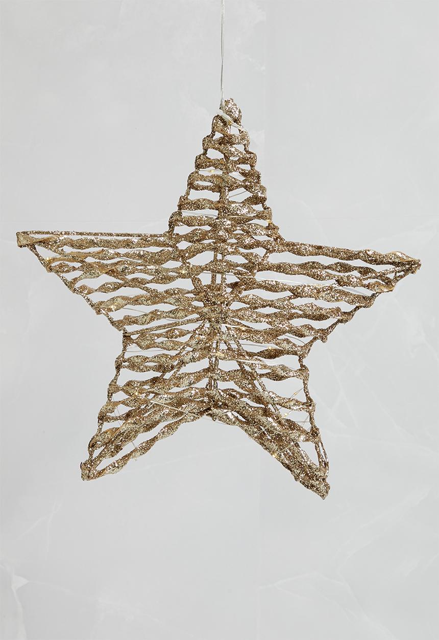 H&S - Twisted LED star - gold