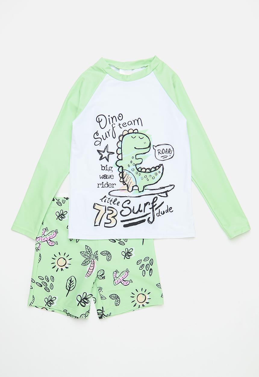 Pop Candy - 2 Piece swimset - green/white