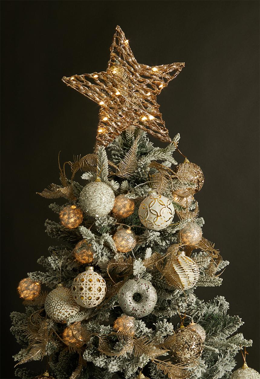 H&S - Twisted LED star - gold