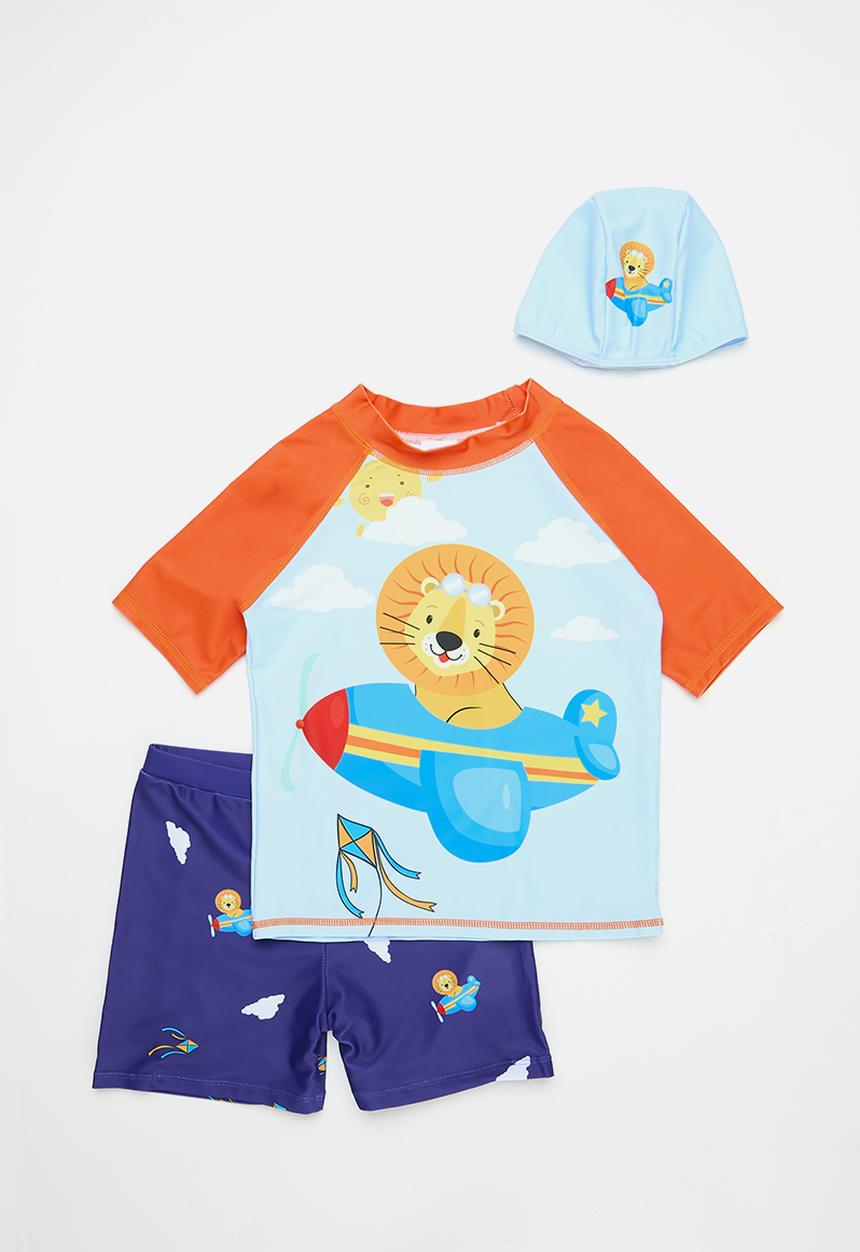 Pop Candy - 3 Piece swim set - navy multi