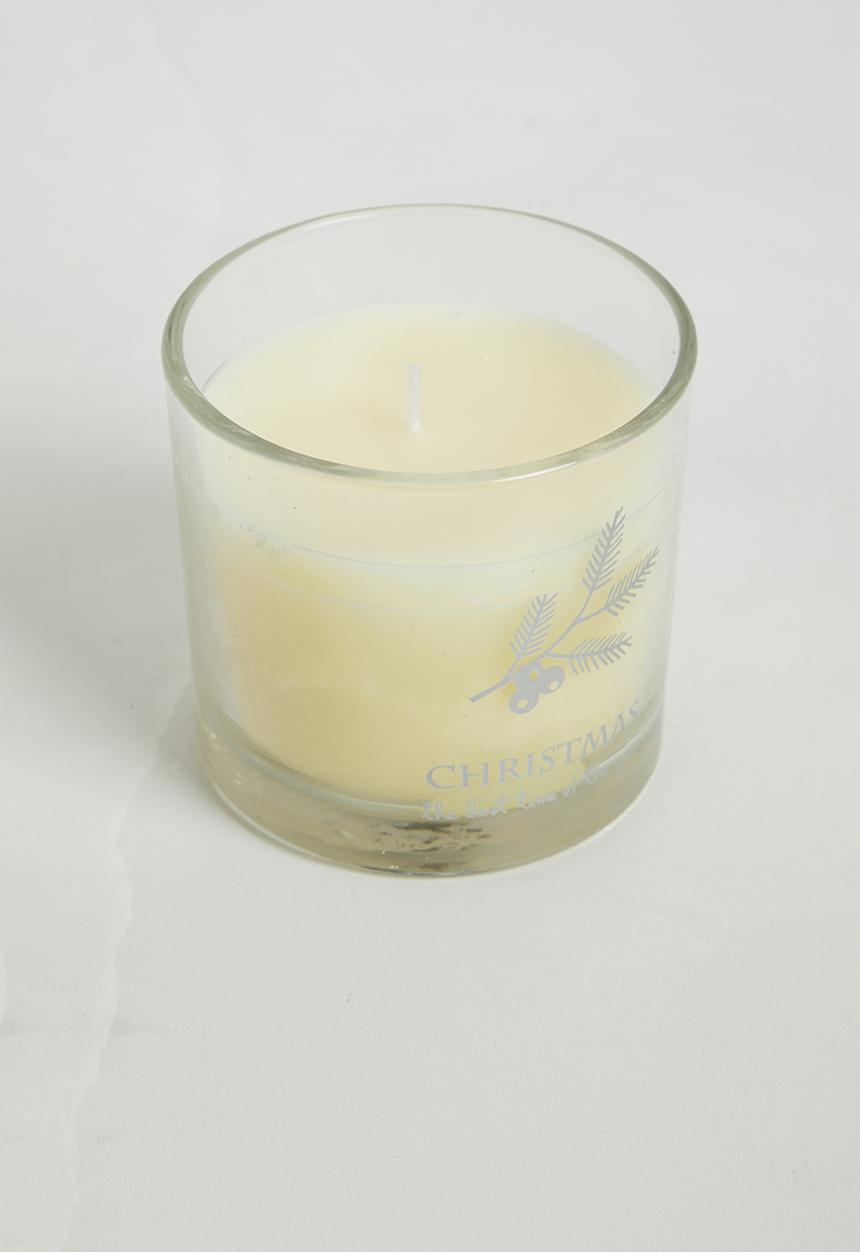 H&S - Christmas Candle in Glass - Branch