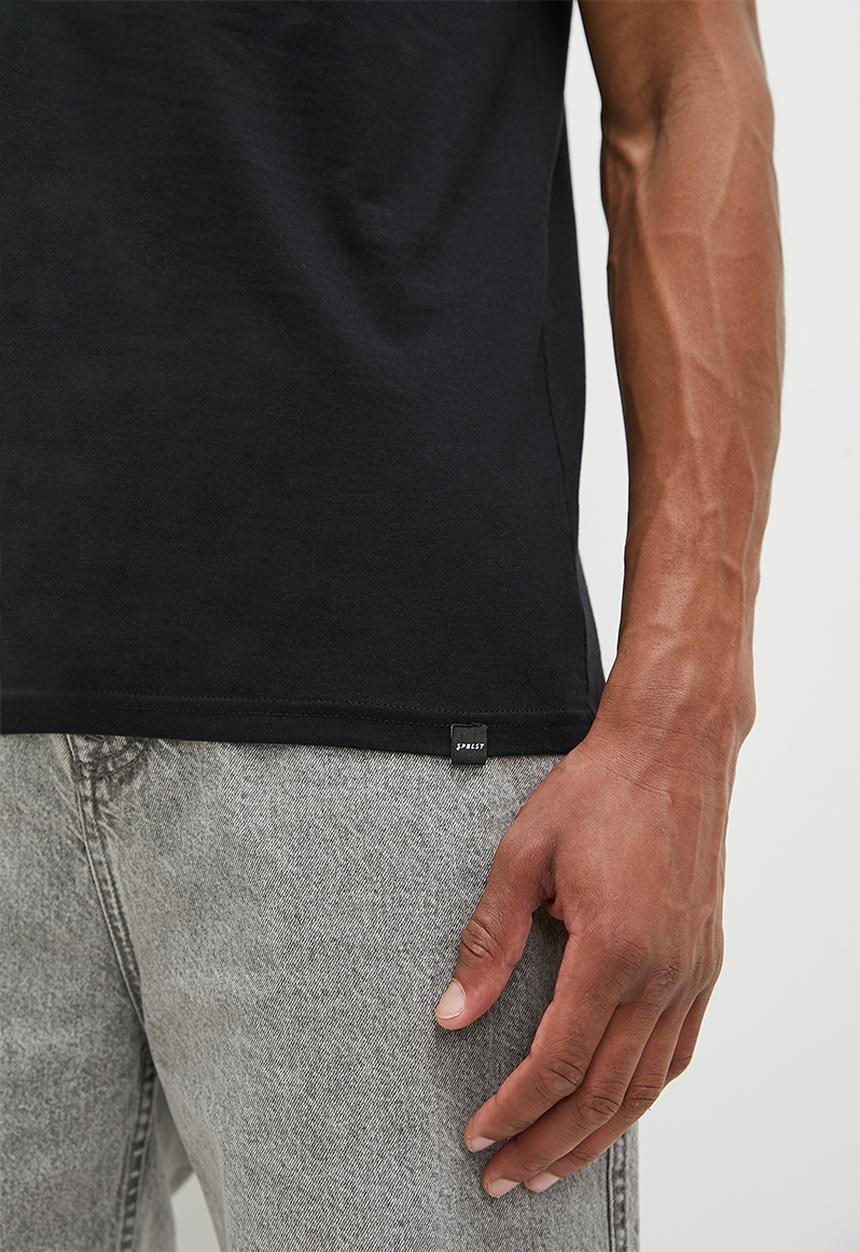 Superbalist - 2 Pack Nate Crew Neck Tee - Black & White
