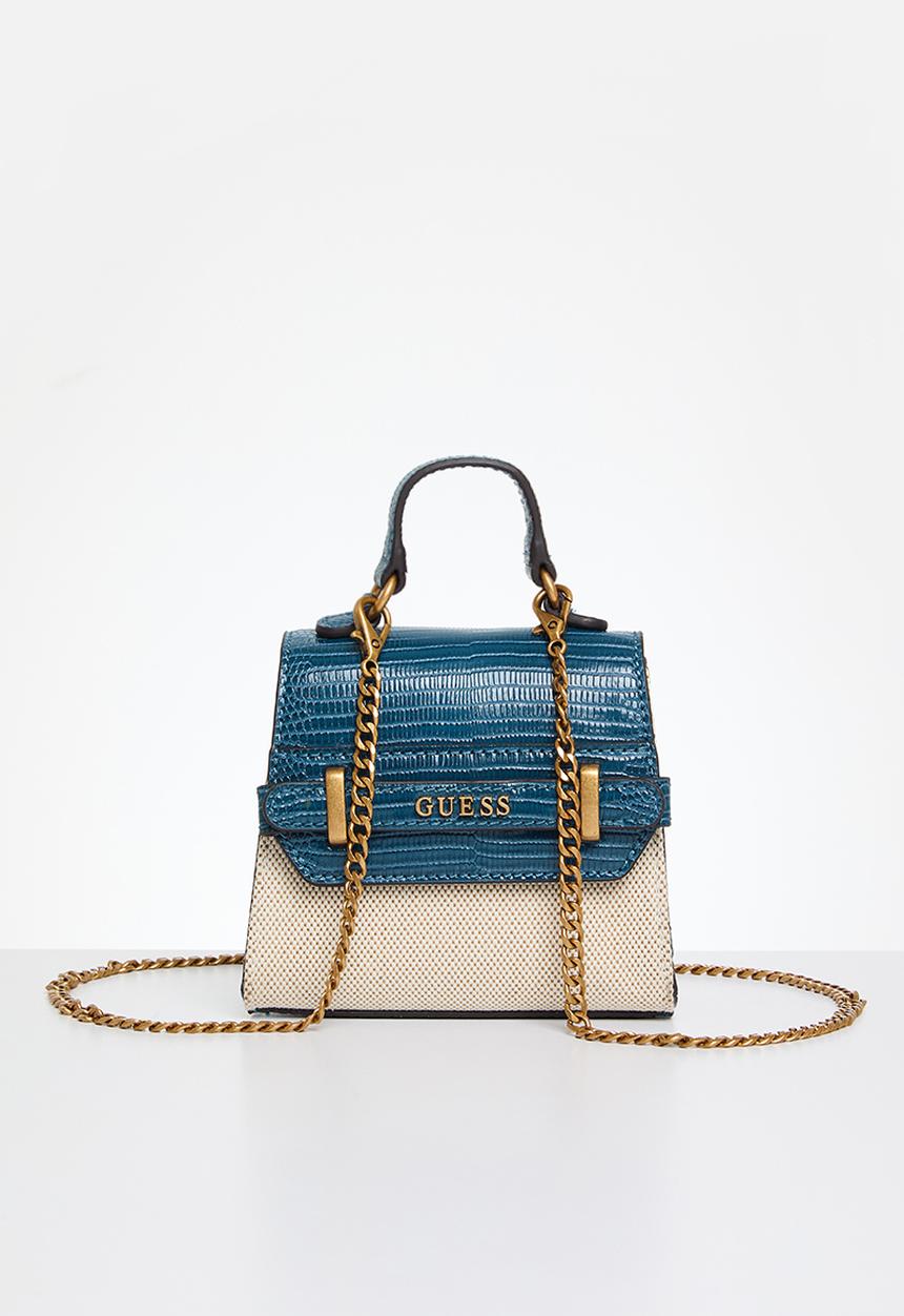 GUESS - Sestri micro mini - natural & teal