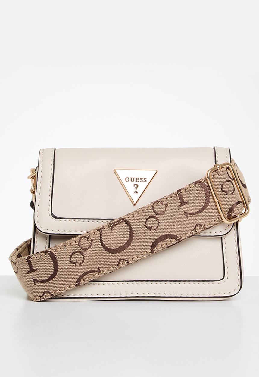 GUESS - Chai mini crossbody flap - stone