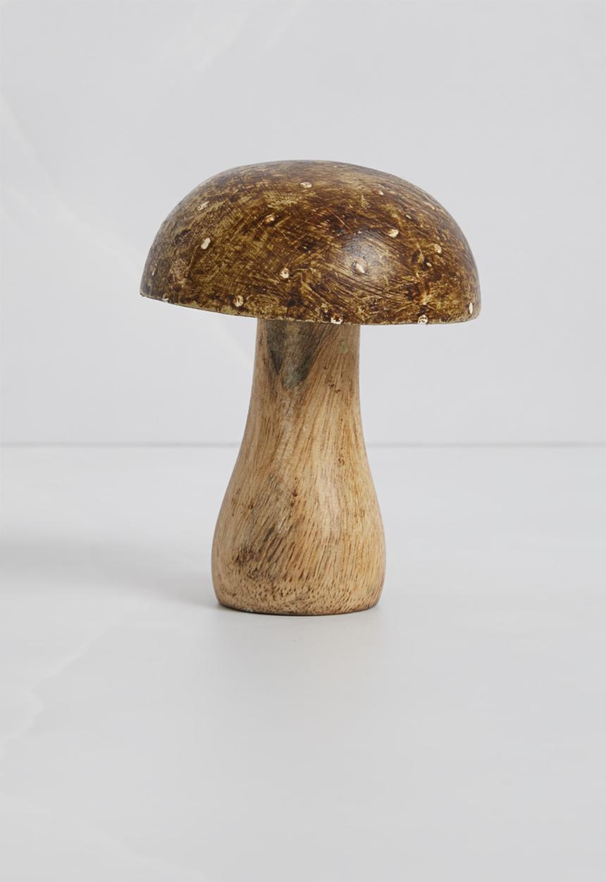 H&S - Mango mushroom set of 2 - taupe