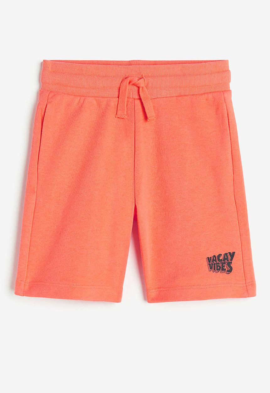 H&M - Sweatshorts - orange vacay vibes 