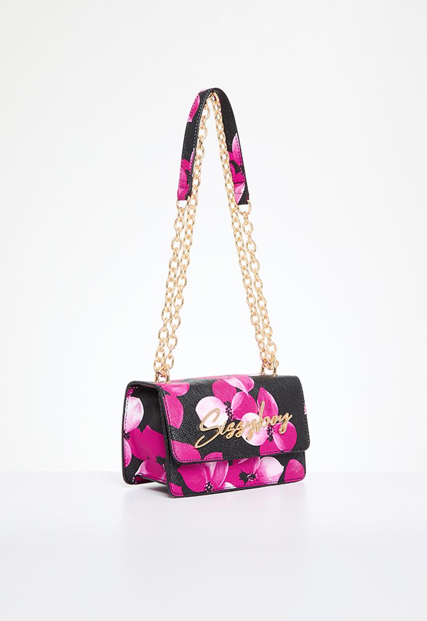 SISSY BOY - Floral crossbody - purple
