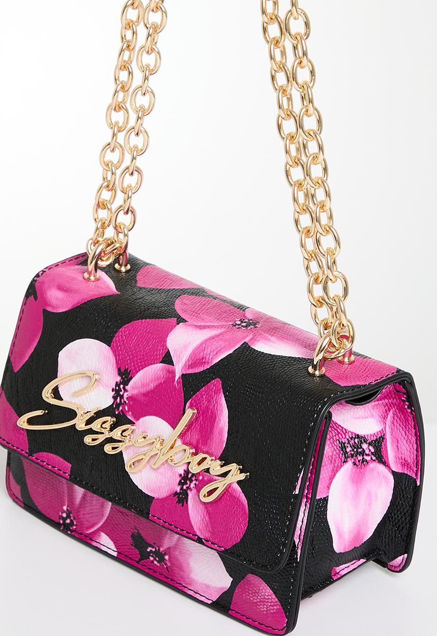 SISSY BOY - Floral crossbody - purple