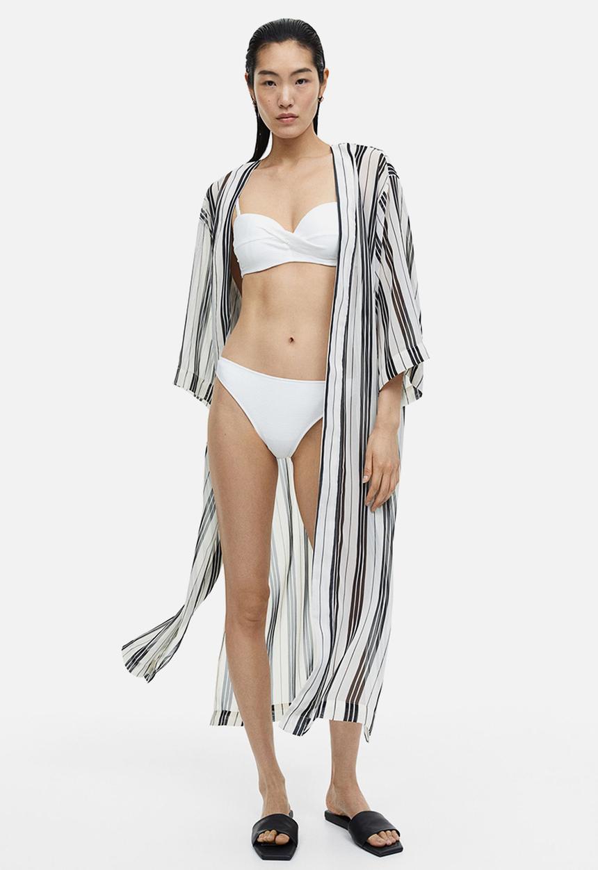H&M - Balconette bikini top - white