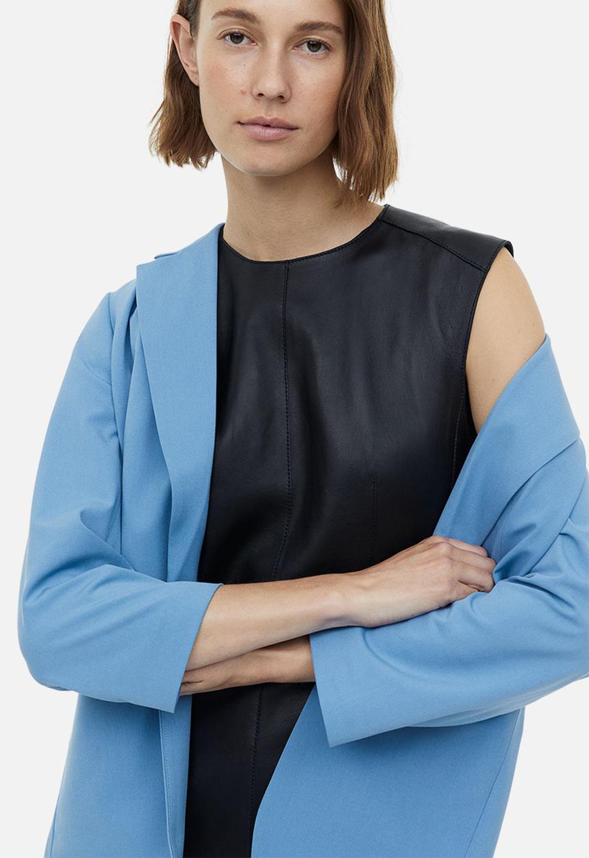 H&M - 3/4 Length sleeve jacket - light blue 