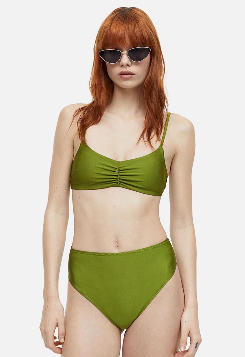 H&M - Brazilian bikini bottoms - green
