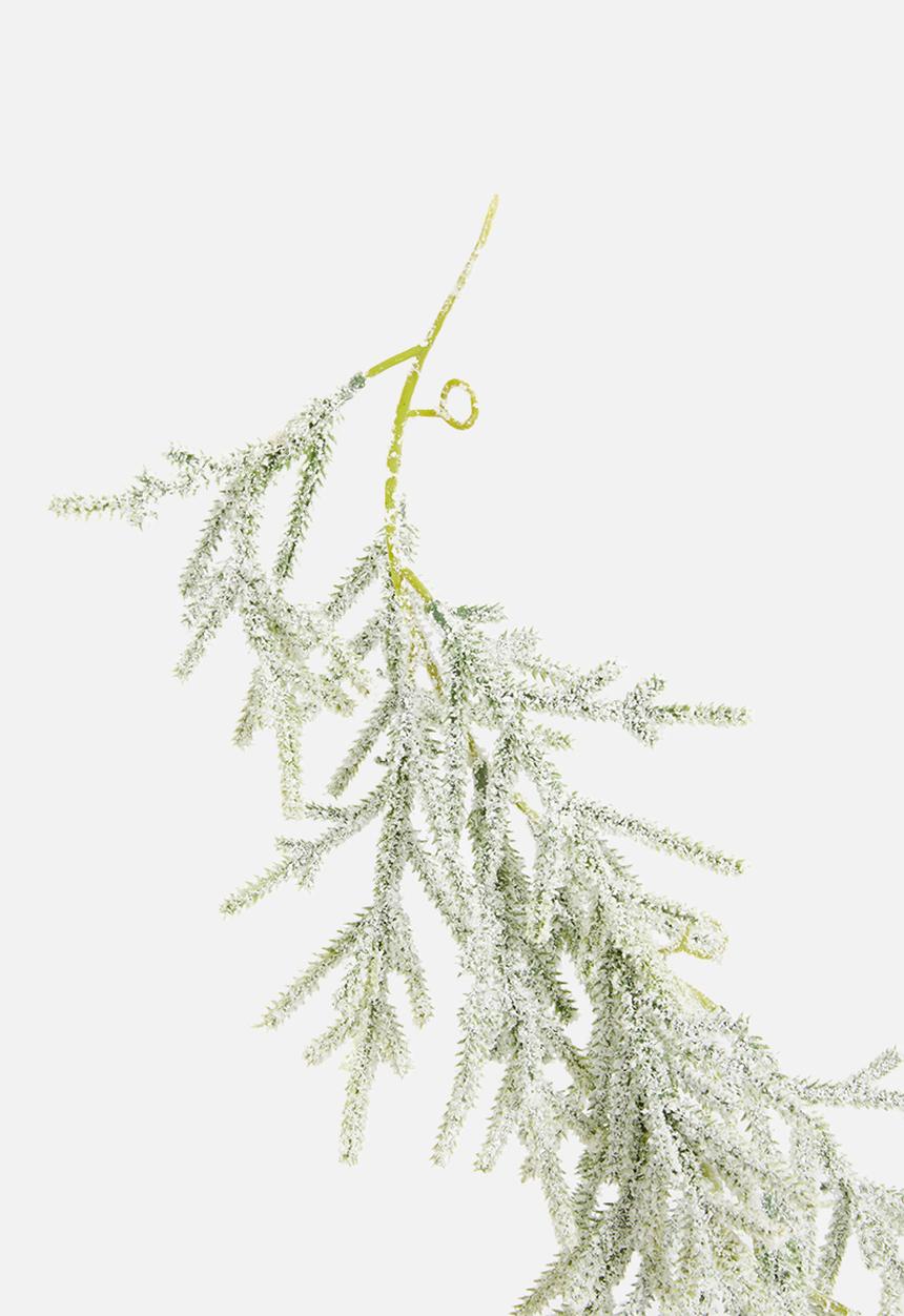 H&S - Leafy garland - snowy
