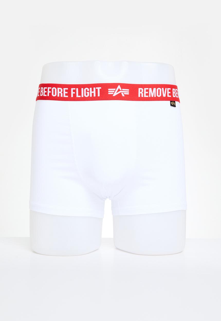Alpha Industries - AI Rbf Boxer 3 Pack - Black & White