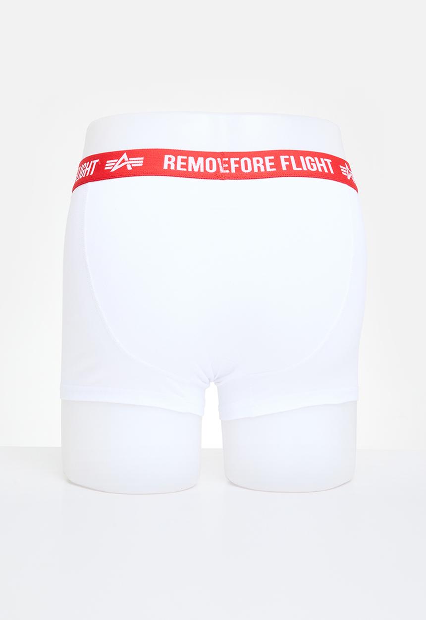 Alpha Industries - AI Rbf Boxer 3 Pack - Black & White