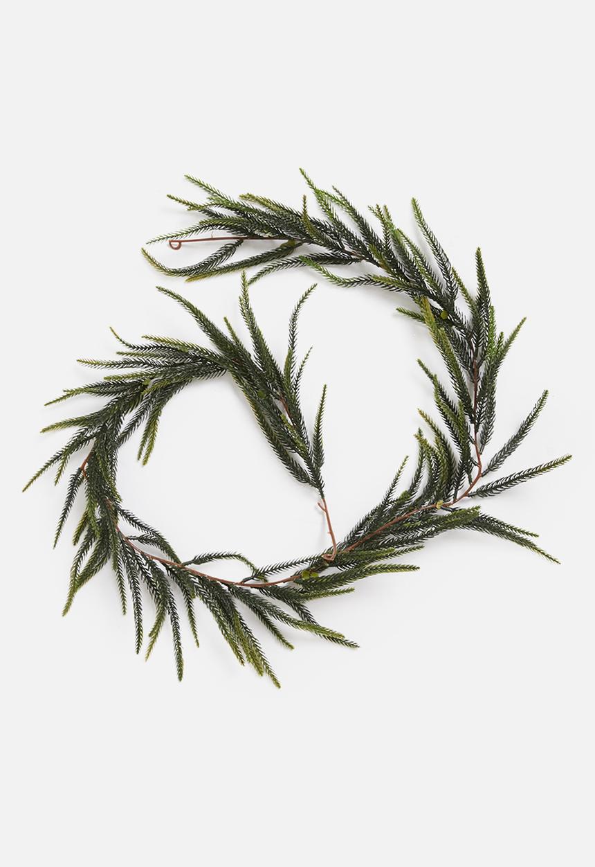 H&S - Pine Garland - dark green