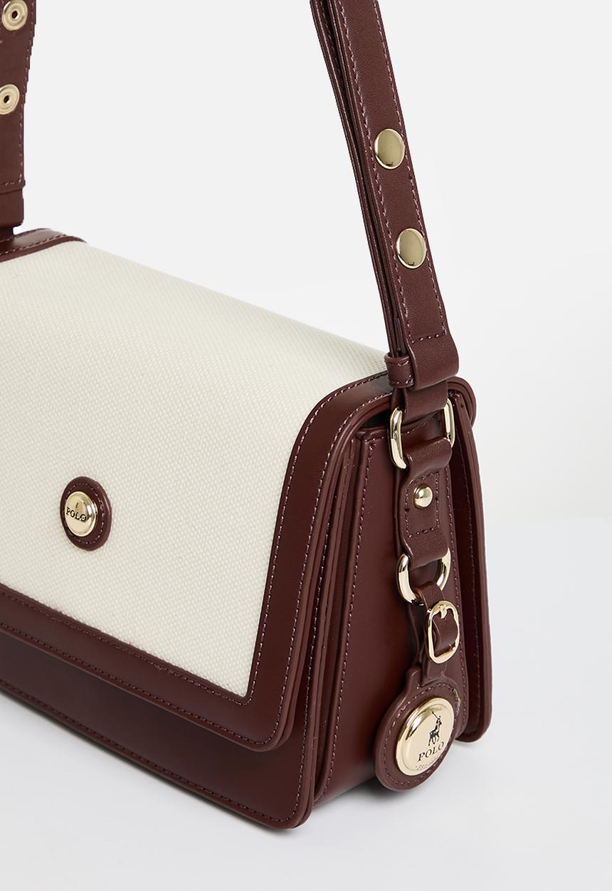 POLO - Flapover sling - tan
