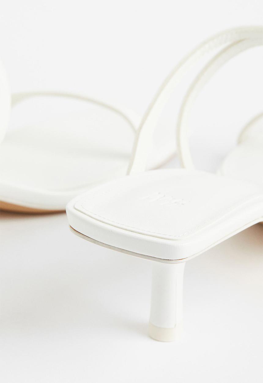 H&M - Sandals - white