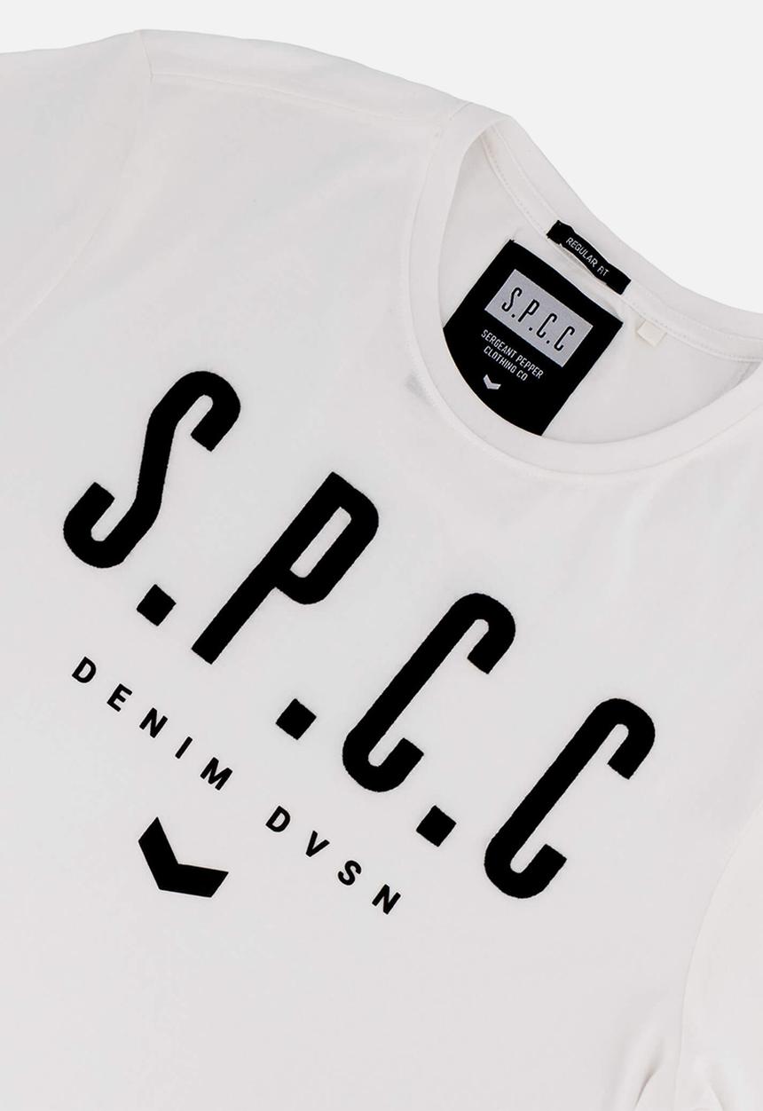 S.P.C.C - Brock tee  - optical white