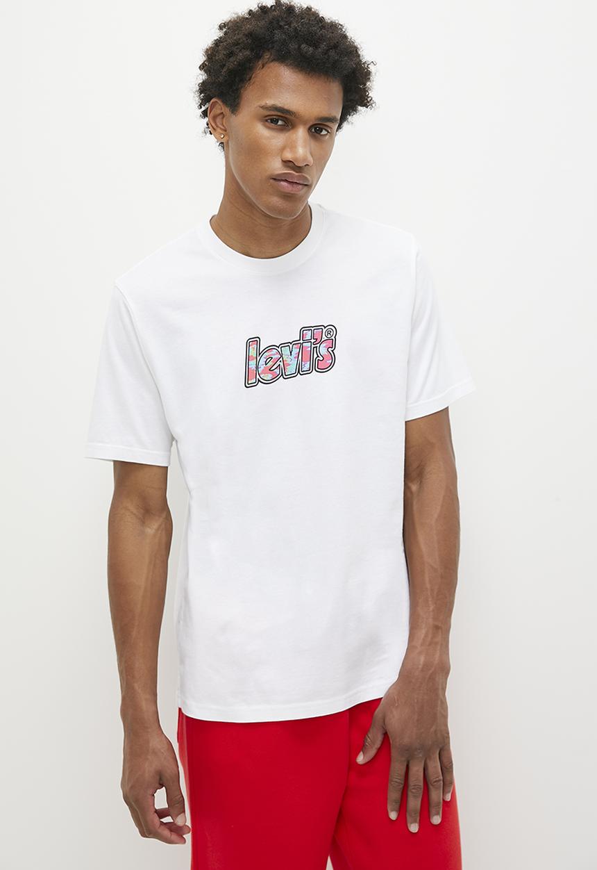 Levi’s® - Short sleeve relaxed fit tee za poster logo - white 