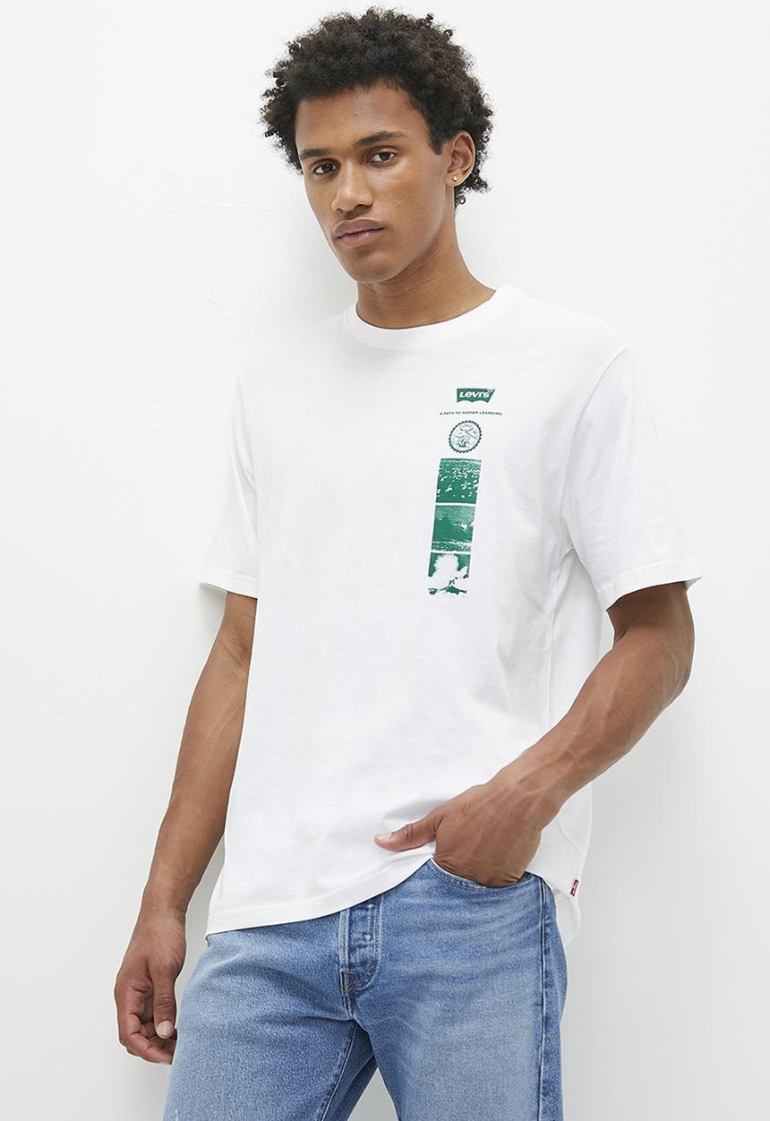 Levi’s® - Short sleeve relaxed fit tee field trip - white grap