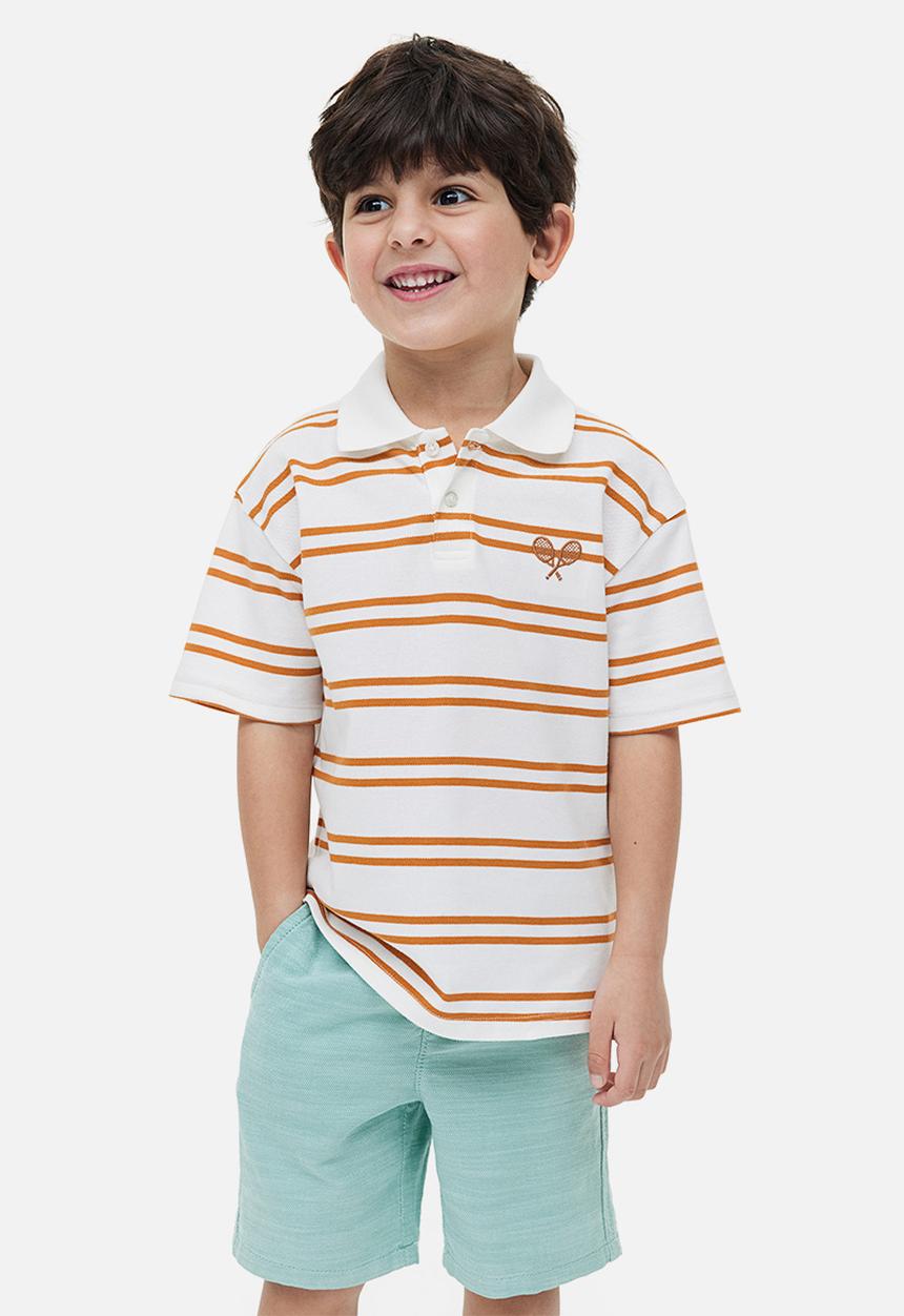 H&M - 2-pack chino shorts - turquoise & navy blue 