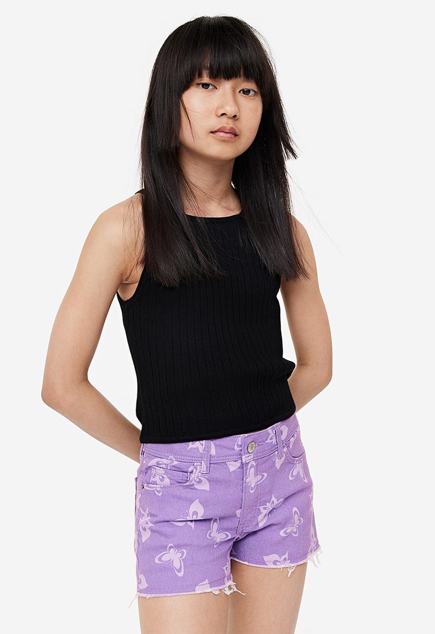 H&M - Denim shorts - purple