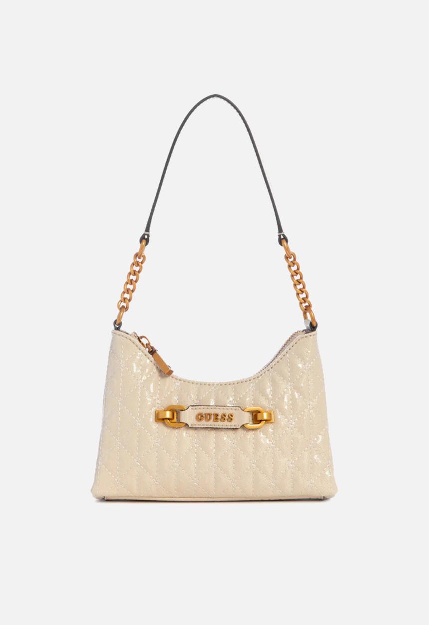 GUESS - Aveta mini top shoulder bag - stone