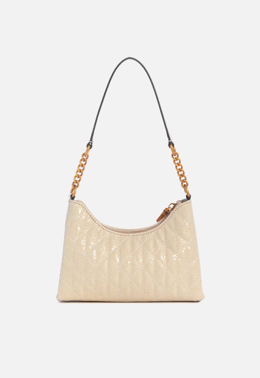 GUESS - Aveta mini top shoulder bag - stone
