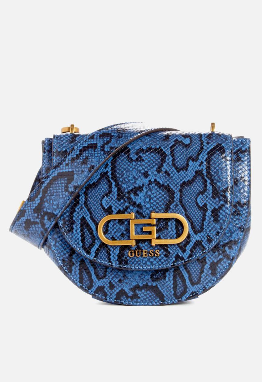 GUESS - Fleet mini saddle crossbody - midnight