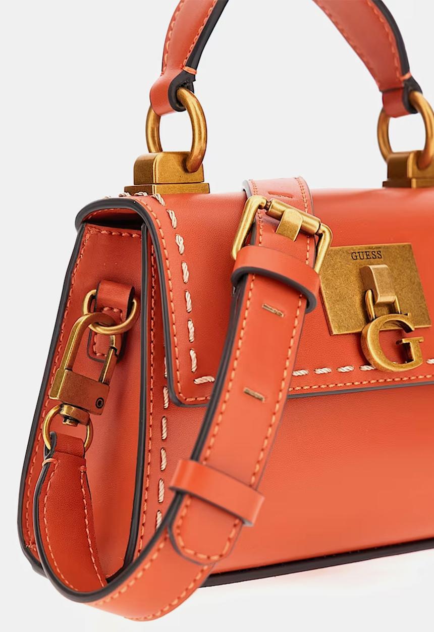 GUESS - Stephi mini crossbody flap - orange