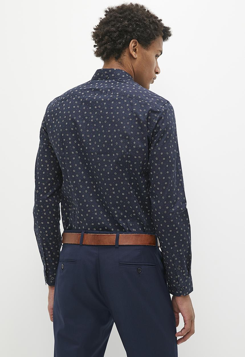 Ben Sherman - Spot print shirt - Midnight