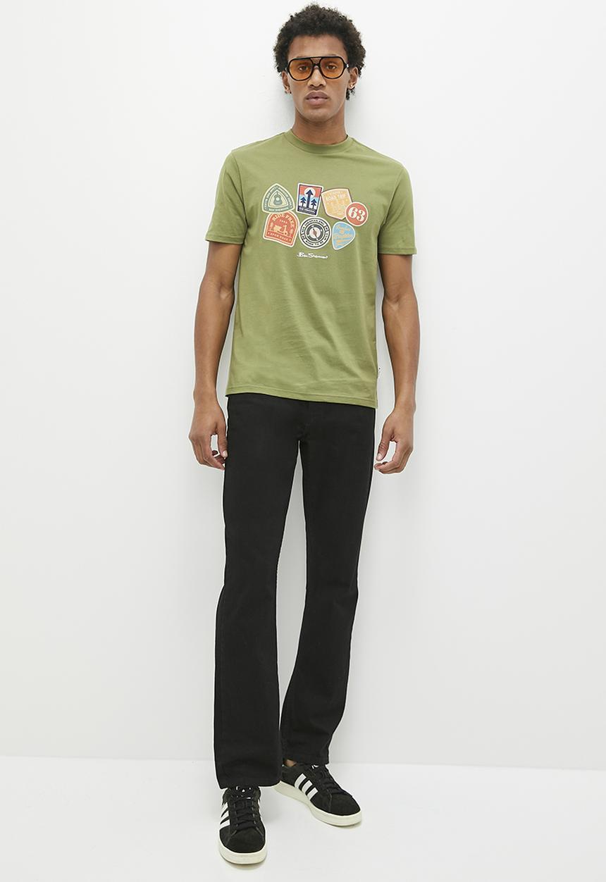 Ben Sherman - Outdoor badges T-shirt - loden