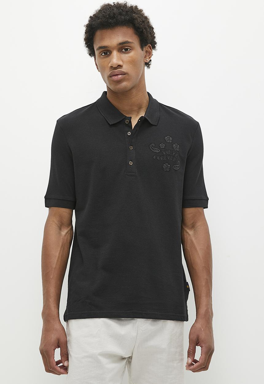 Ben Sherman - Vinyl Forever Polo - Black