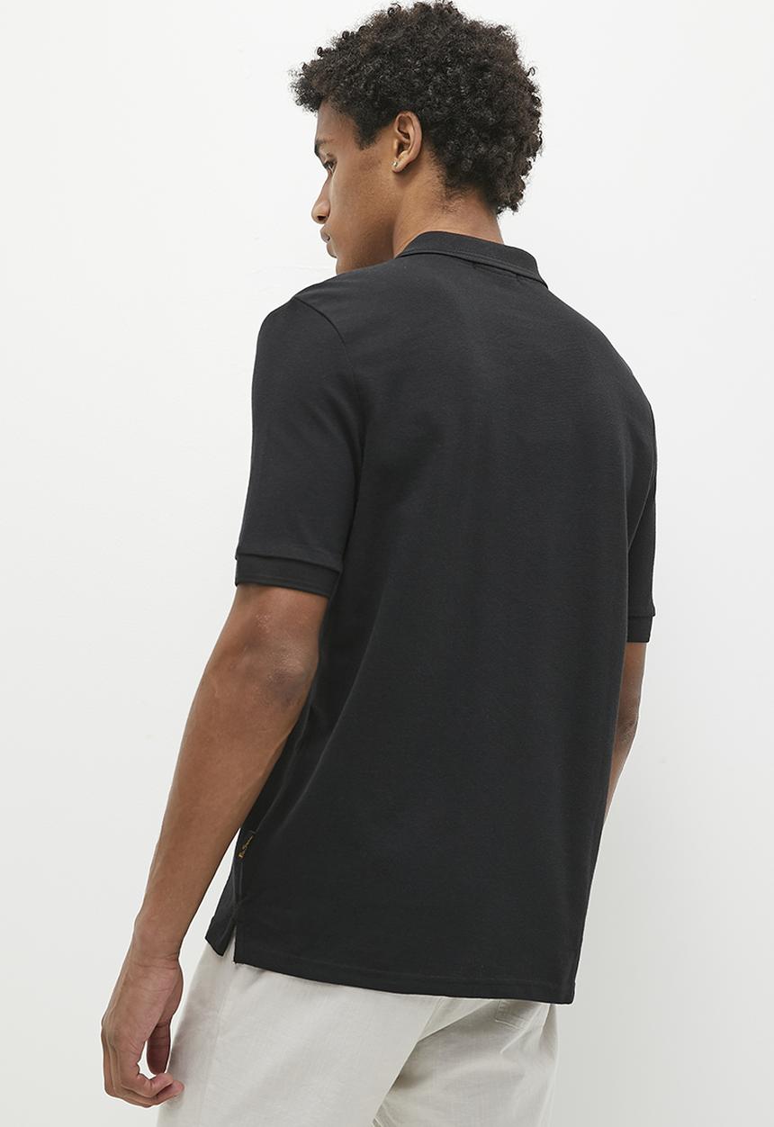 Ben Sherman - Vinyl Forever Polo - Black