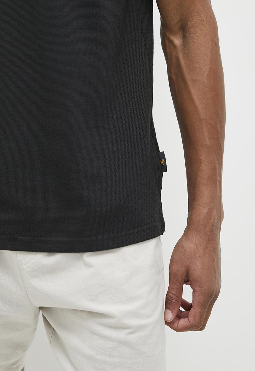 Ben Sherman - Vinyl Forever Polo - Black