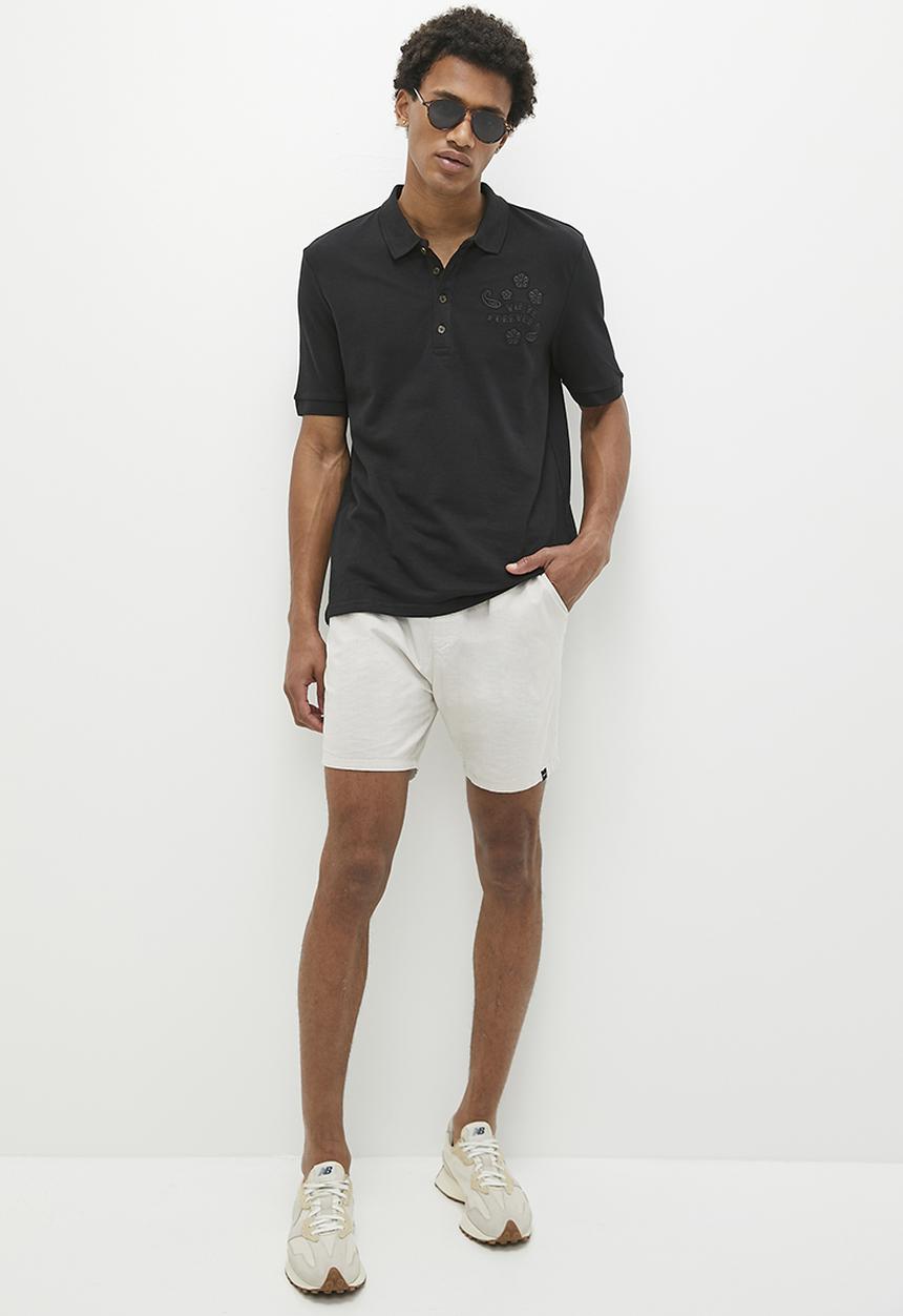 Ben Sherman - Vinyl Forever Polo - Black