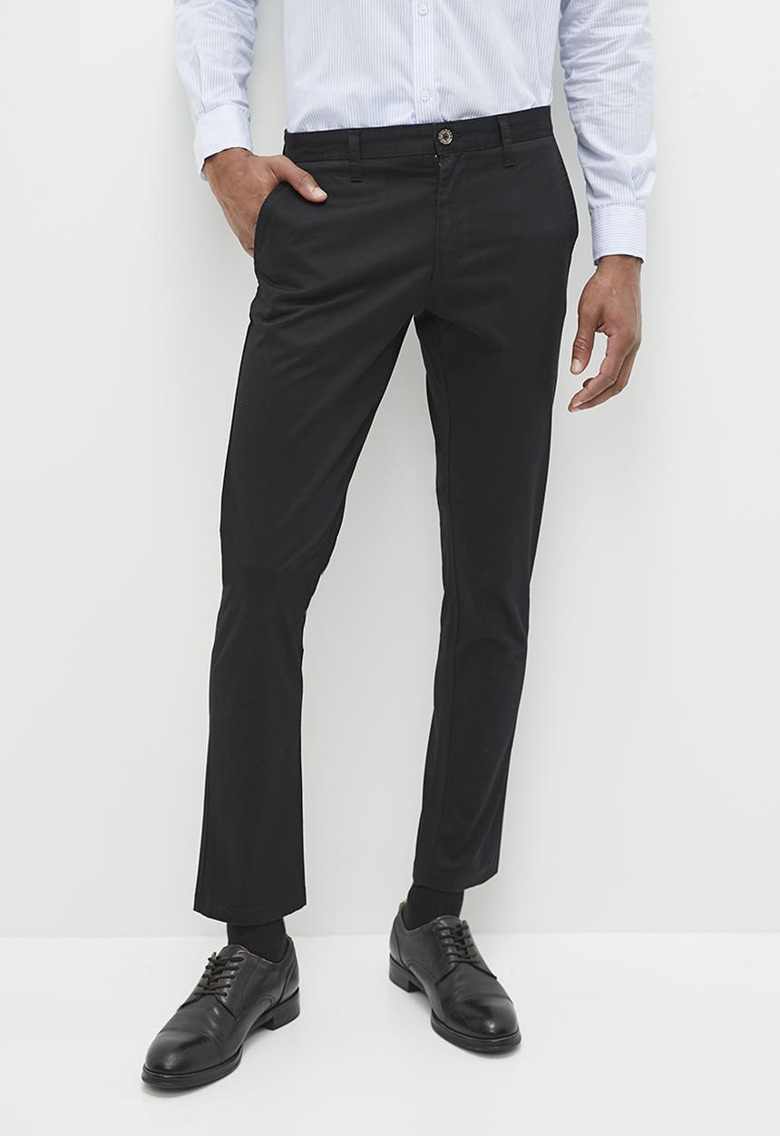 POLO - Mens venice slim fit - black